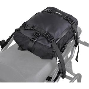 Rhinowalk Motorcycle Tail Bag 10L Waterproof Motor Pannier Bag Motor Travel Luggage Motorbike Rear Rack Trunk Storage Bag Professional Motorcycle Accessories-Black