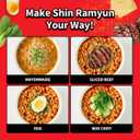 Nongshim Shin Ramyun Bowl Noodles, Spicy Korean Signature Instant Ramyun, Rich Beef Flavored Broth, Quick and Easy, Microwaveable Bowl, 3.03 oz (Pack of 12) (EXP 03/16/27)