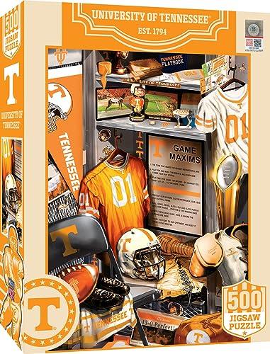 MasterPieces Game Day 500 Piece Jigsaw Puzzle for Adults - NCAA Tennessee Volunteers Locker Room - 15"x21"