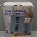 Coolfiqu 6L Humidifiers for Bedroom Large Room Home,Cool and Warm Humidifier for Baby and Plants Hot Mist Top Fill Desk Humidifier Oil Diffuser,Quiet,Auto Mode,360Nozzle-Midnight Black(2026 Upgraded)