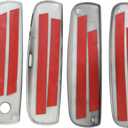 NewYall Pack of 4 Front Rear Left Driver and Right Passenger Side Gloss Black Exterior Outside Outer Door Handle Cover Overlay for Dodge Charger 2011-2019