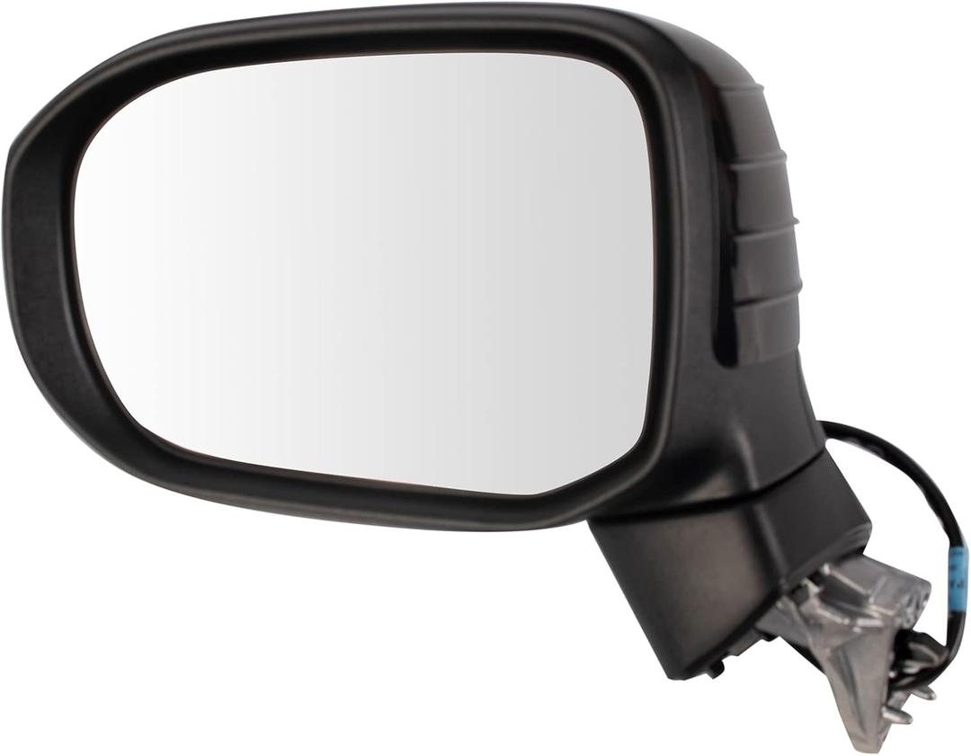 TRQ Left Driver Side Mirror Power Heated Paint to Match Blind Spot Turn Signal Compatible with 2020-2022 Kia Telluride KI1320241