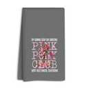 Pink Pony Club Kitchen Towels, Microfiber Soft Pumpkin Dish Cloths for Drying Dishes, Waffle Pink Horse Tea Hand Towel for Kitchen Bathroom, for Women