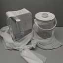 Instant Warm Water Dispenser, Water Warmer for Baby Formula, Adjustable Temperature & Volume, Hot Water Dispenser for Baby Bottle with Night Light, Detachable 3L Glass Water Tank, 7x24H Keep Warm (White)