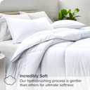 Bare Home Comforter Set - King/California King Size - Ultra-Soft - Goose Down Alternative - Premium 1800 Series - All Season Warmth (King/Cal King, White)