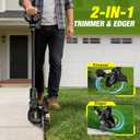 HEINPRO Cordless String Trimmer Compatible with Dewalt 20V MAX Battery, 12-Inch Electric Weed Wacker, Auto Line Feed, Weed Eater Battery Powered Grass Trimmer, w/ 6 Line Spools, Black(Tool Only)