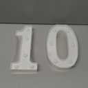 10th Birthday Decoration Light Up Letters, Battery Powered LED Numbers Marquee Number Sign for 10th Party Home Decor Night Light