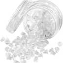 Rubber Earring Backs Soft Clear Earring Backings for Studs Hypoallergenic Silicone Earrings Backs Stopper Replacement for Women (100 Pcs) (Standard)