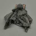 Pro Goleem Elephant Security Blanket, Soft Lovey Unisex Lovie Baby Gifts for Newborn Boys and Girls Snuggle Toy Stuffed Animal Grey 16 Inch (A Grey Elephant)