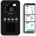 LP405 25A Heavy Duty Smart Plug Meter Sockets Industrial Energy Monitor Trip-Rate Billing, OVP/UVP/OLP Color Screen Magnetic Relay Offline Logging WiFi Tuya/Smart Life for AC/Heaters