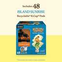 Kauai Coffee K-Cup Pods for Keurig Brewers  Arabica Coffee, 10% Hawaiian  Mild Roast, Light with Bright Aroma  Island Sunrise, 1 Pack of 48 Single Serve K-Cups (EXP 03/12/27)