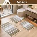 COSY HOMEER Bathroom Rugs 24x17, Ultra Soft Absorbent Bath Mat