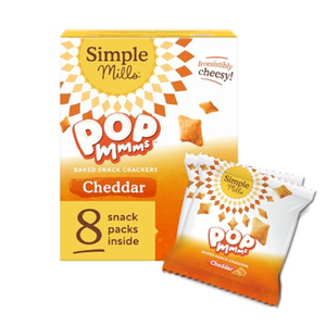 Simple Mills Pop Mmms Cheddar Baked Snack Pack Crackers, Healthy Snacks for Kids, Individual Packs, Gluten Free, 8 Ct (Pack of 1) Best Buy 02/22/2026