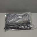 GARLLEN Folding Grill Table, 3 Adjustable Height Lightweight Camping Table with HeatResistant Tabletop, Portable Aluminum Outdoor Table for BBQ, Picnic, 23.6" L x 15.7" W, Threaded Install, Black