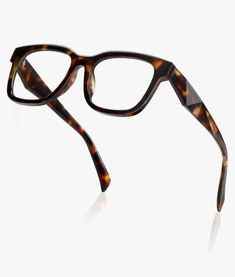 kimorn Blue Light Blocking Glasses,Anti Eyestrain & UV Protection,Square Frame Glasses for Women and Men