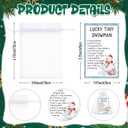 Civaner 40 Sets Christmas Mini Resin Snowman Figures with Lucky Tiny Snowman Inspirational Cards Employee Appreciation Gifts Holiday Winter Gift for Coworker Staff Xmas Party Favors Decoration