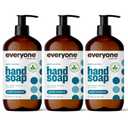 Everyone Liquid Hand Soap, 12.75 Ounce (Pack of 3), Pacific Eucalyptus, made with Essential Oils for kitchen and bathroom