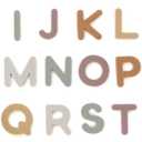 Neutral Silicone Alphabet Magnetic Letters, 26 Piece Non Toxic Learning Set, Perfect for Refrigerator, Whiteboard and Educational Activities