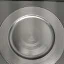 Opexscal Silver Charger Plates, Set of 6 Serving Charger Plate for Dinner Table, Wedding, Events Plate Chargers - 13 Inch