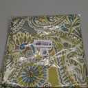 Pack of 2 Decorative Accent Throw Pillow Cover Sham Cushion Case,Paisley Pattern,20x20 Inches,Green Brown Cream Multicolor