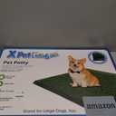 Powools Grass Pad for Dogs Potty - 3-Layer Reusable Dog Grass Pad with Tray, Washable Artificial Grasses Dog Potty Tray with Drainage Holes, Indoor & Outdoor Grass Pee Pad for Dogs, 30" x 20"