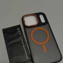 Magnetic 3 in 1 for iPhone 17 Pro Max Case, [Omni-Directional Protection] with 1x Screen Protector + 1x Camera Cover, [Seamless Work with Magsafe] Protective Case for iPhone 17 Pro Max Cosmic Orange