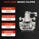 cciyu Rear Right Brake Caliper Assembly w/Bracket 19B6788A 2014 2015 2016 2017 2018 For Kia For Soul