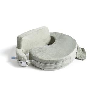 My Brest Friend Super Deluxe Nursing Pillow - Enhanced Comfort & Ergonomic Breastfeeding Pillow for Ultimate Support For Mom & Baby - Adjustable and with Handy Side Pocket, Platinum