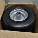 13x6.50-6 Flat Free Zero Turn Lawn Mower Tires, 500lb Load Capacity