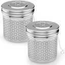2 Pack Reinmoson Extra Large Tea Infuser for Loose Tea & Spice Infuser for Cooking, Extra Fine Mesh Large Tea Strainers for Loose Tea, 304 Stainless Steel Loose Leaf Tea Steeper