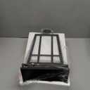 NAXTTII Lamp Post Outdoor Lighting 16.5 Inch Black Outdoor Post Lights Waterproof Aluminum Pole Lantern for Garden Patio Pathway E26 Socket