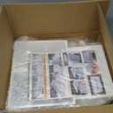 Shoe Storage, 12 Pack Shoe Organizer for Closet, Shoe Boxes Clear Plastic Stackable Shoe Containers with Lids for Size 10 (Large, White)