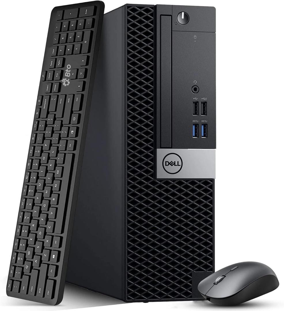 Dell OptiPlex 5050 SFF Desktop Computer PC - Intel Core i5-7500 3.4GHz - 8GB DDR4 RAM - 128GB SSD - Wireless Keyboard & Mouse -WiFi - HDMI - Windows 11 Pro