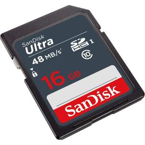 SanDisk Ultra 16GB SD SDHC Memory Flash Card UHS-I Class 10 Read Speed up to 48MB/s 320X SDSDUNB-016G-GN3IN Wholesale Lot