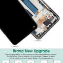 OLED for Xiaomi Mi 11 Lite 5G Screen Replacement for Xiaomi Mi 11 Lite LCD Screen for Mi 11 Lite Digitizer M2101K9G, M2101K9C, M2101K9R Display Touch Screen Assembly Repair Parts with Frame