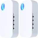 2026 New Upgraded Plug In Ionic Air Purifier with 4 Negative Ion Outlet, Small Air Ionizers for Home,Quiet Operation Air Freshener Mobile Air Cleaner for Bedroom,Living Room,Bathroom(2)