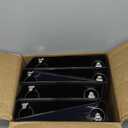 Samsill 2 Inch 3 Ring Binders, Made in USA, Economy Round Ring, Clear View Cover, 425 Sheet Capacity - for School, Home, Office - Black, 12 Pack
