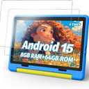 10.1 inch Android 16 15 14 Tablet Screen Protector for Urao Kids 10 Inch, Upgraded Tablet Android 10'' Tempered Glass, [9.21'' x 5.63'', 234mm x 143mm], 2 Pack.