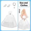 Fashion Dolls Set, Stylish Twin 12 Inch Doll Toy, Trendy Outfits for Fashionable Play, Perfect Good Gift