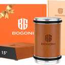 Rolling Knife Sharpener, Diamond & Ceramic Discs, 15 & 20 Magnetic Angles, Fast & Safe for Any Blade Hardness, Sharpening Kit for Kitchen & Pocket Knives, Razor-Sharp Edge, Leather Strop, Ideal Gift