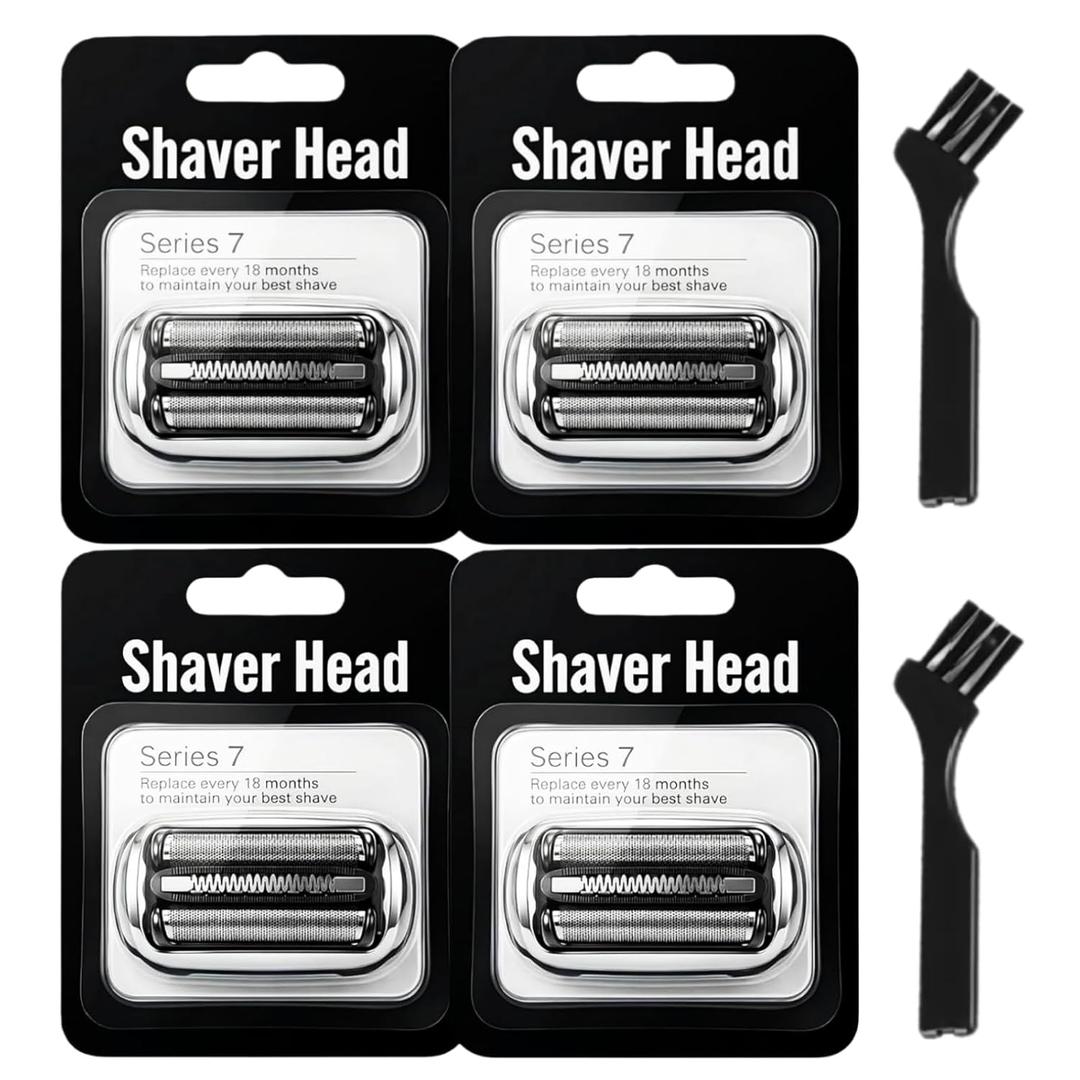 73S Series 7 Replacement Shaver Head for Braun S7 360 Flex Compatible, Replacement Blades for Braun Series 7 7020s 7025s 7027cc 7071cc 7075cc 7085cc