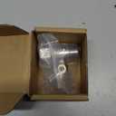 Stainless Steel Water Supply Adapter 1/2" x 1/2" x1/4" Tee Stop Valve  ideal for RO (Reverse Osmosis) water filters, coffee brewers, ice makers, and PE water line splitters in refrigerator systems.