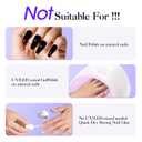 Gellen Nail Glue Remover for Press on Nails, 40ML Press On Nail Remover for UV Nail Glue, Non acetone Gentle Glue Off for False Nails Glue Tips, Odorless Easy Debonder, Not for Gel Polish