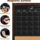 GOTIDEAL Chalkboard Calendar 36" x 24" Chalk Board Calendar for Wall
