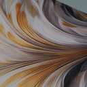 3Pcs Modern Abstract Golden White Leaves Canvas Wall Art Neutral Botanical Wall Decor Pictures Luxury Posters Prints for Living Room Bedroom Office Home Decorations, 12x16in