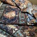 8x10 Boho Machine Washable Low Pile Area Rugs for Living Room Sienna Brown