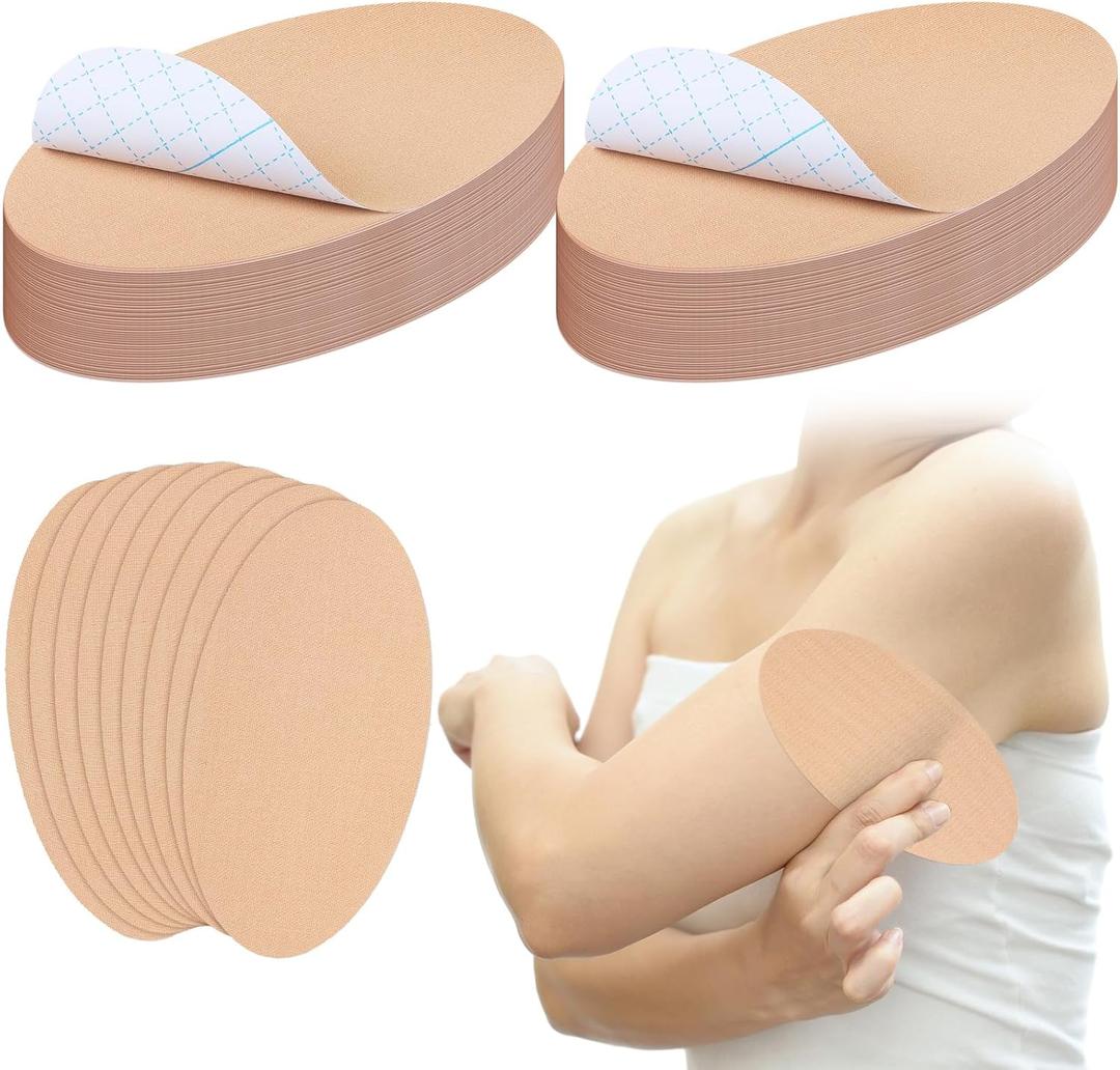 Geiserailie 50 Pcs Arm Lift Tape Buttocks Lift Patch Instantly Shape Body Tape for Women for Flabby Arms Butt Leg Fat Body(Oval)