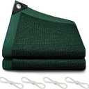 90% Blackish Green Shade Cloth for Garden, 6.5x10FT Resistant Garden Sun Shade Net, Durable Mesh Shade Tarp with Reinforced Grommets for Greenhouse, Plant, Chicken Coop, Pergola, Canopy