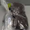 Easy-Going Stretch Ottoman Cover Folding Storage Stool Furniture Protector Soft slipcover with Elastic Bottom (Medium, Chocolate)