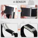 Vyntrago Nylon Sport Band Compatible with Whoop 5.0 Bands One, Peak and Life, Nylon Breathable Sports Waterproof Replacement Wristbands for Women Men (NOT for Gen 4)